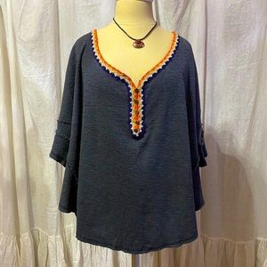 Free People embroidered top